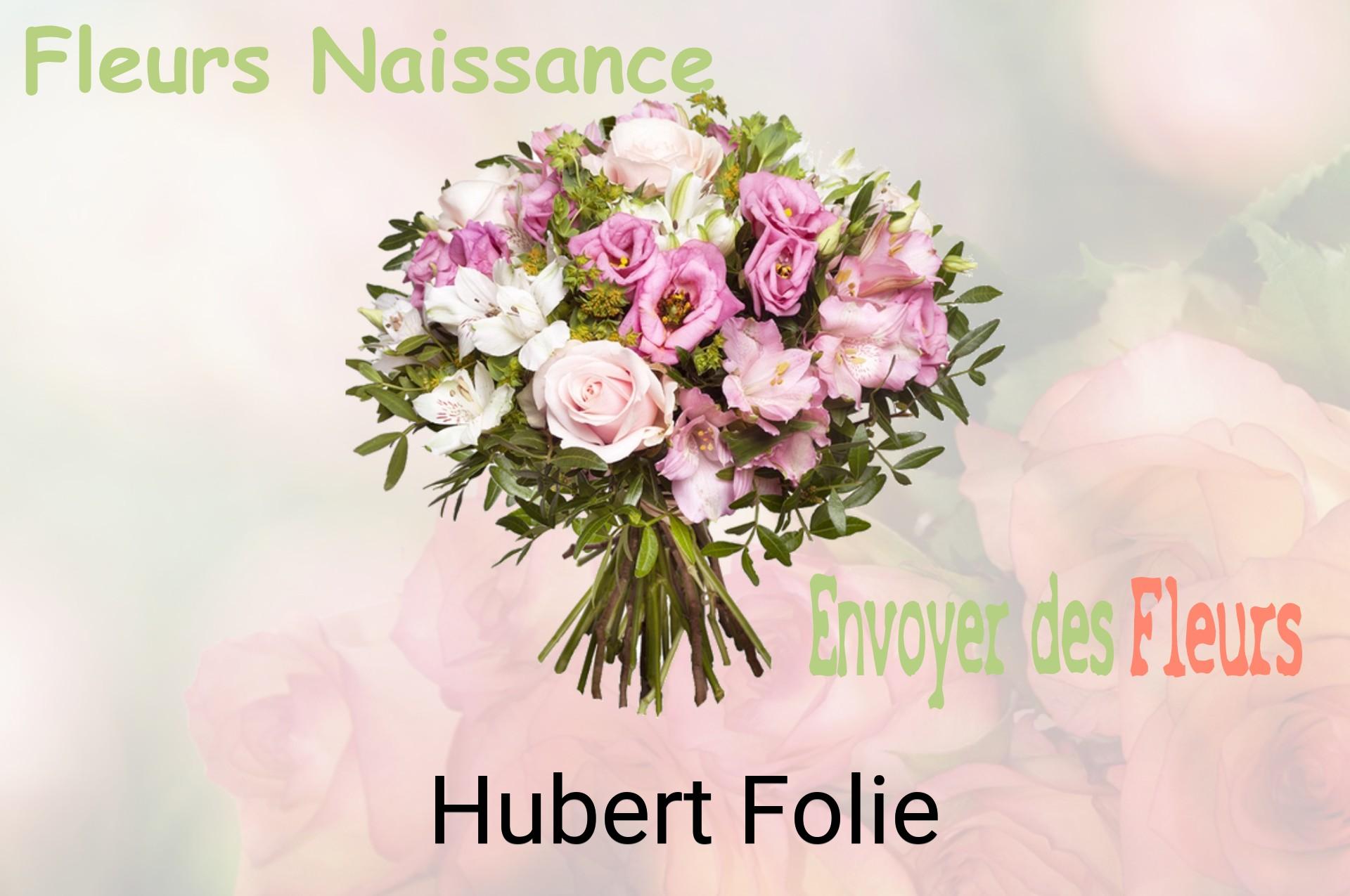 Bouquet de fleurs de naissance livré à Hubert-Folie